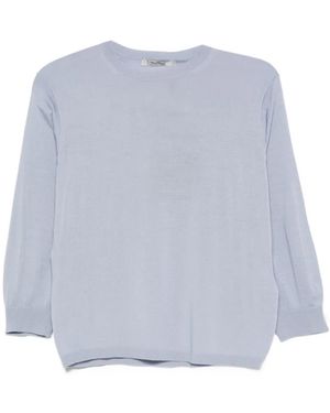 Max Mara Round-Neck Sweater - Blue