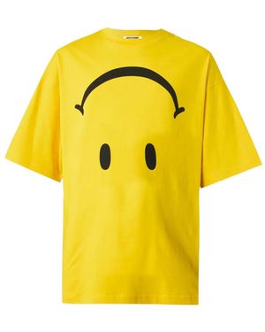 Moschino X Smiley Graphic-Print Cotton T-Shirt - Yellow