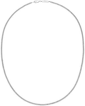 Yoj Collier En Maille Gourmette - Blanc