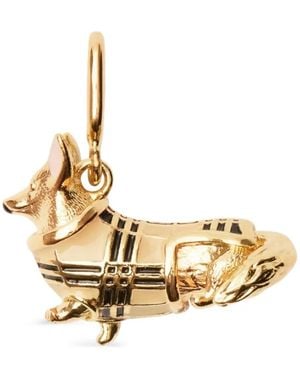 Burberry Ciondolo A Quadri - Metallizzato