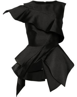 Saiid Kobeisy Top Asimmetrico - Nero