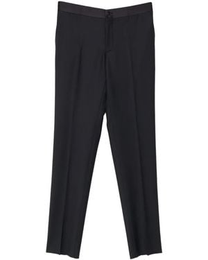 Canali Side-Stripe Trousers - Blue