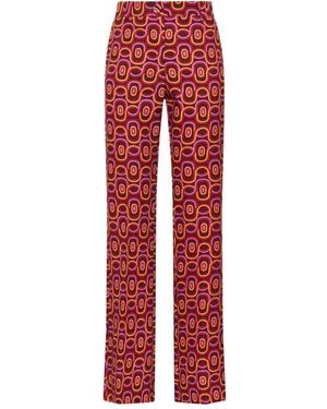 Maliparmi Printed Pants - Red