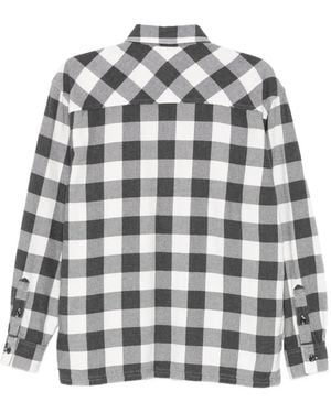 Neighborhood Garment Dyed Check Shirt - White