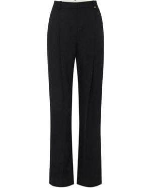 Elisabetta Franchi Pressed-Crease Pants - Black