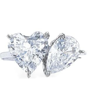 Fantasia by Deserio 14kt Weißgoldring mit Diamant