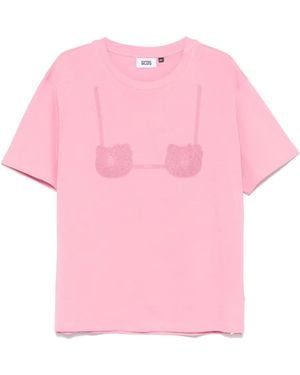 Gcds X Hello Kitty Tシャツ - ピンク