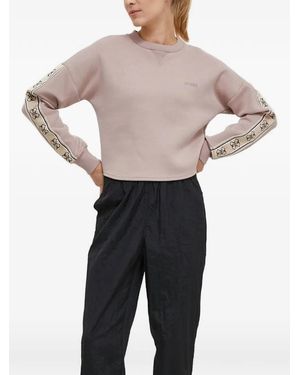 Guess Cymone Logo-Detail Sweatshirt - Pink
