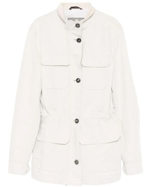 N.Peal Cashmere Avola Jacket - White