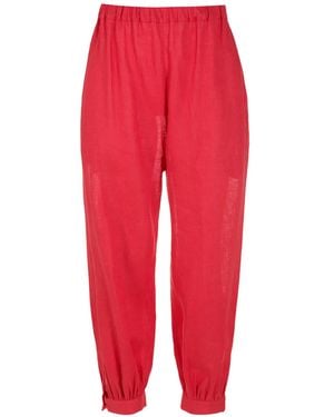 Clube Bossa Pantaloni Crop Sam - Rosso