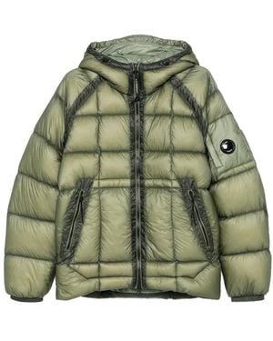 C.P. Company Lens-Detail Hooded Jacket - Green