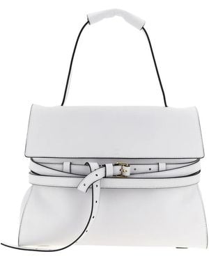 Moschino Tie Me Shopper - Wit