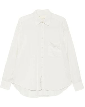 ADNYM Taq Chest-Pocket Shirt - White