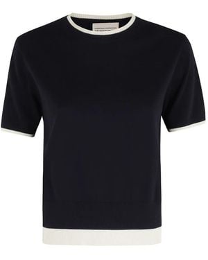 Semicouture Leya Round-Neck T-Shirt - Black