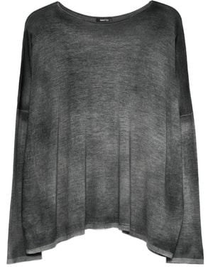 Avant Toi Long-Sleeve Top - Grey