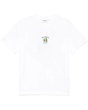 Chocoolate Logo-Embroidered T-Shirt - White
