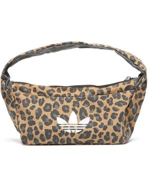 adidas Small Leopard-Print Shoulder Bag - Metallic