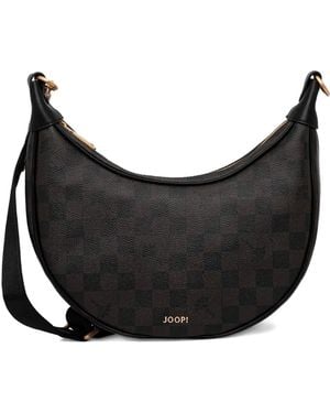 Joop! Bolso De Hombro A Cuadros - Negro
