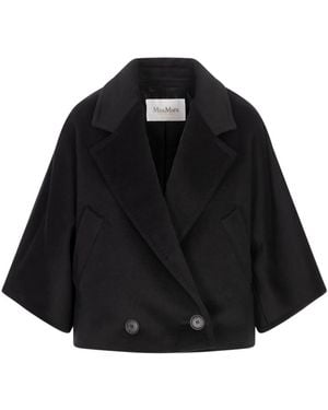 Max Mara Jas Met Dubbele Rij Knopen - Zwart