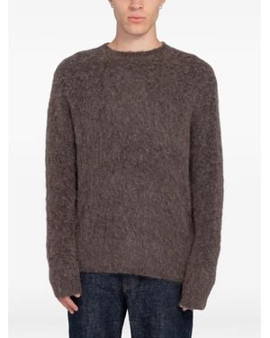 Minimum Fraser Brushed-Effect Jumper - Grey