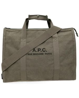 A.P.C. Klassische Schultertasche - Grün