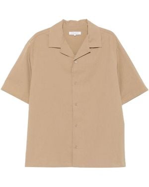 Maison Kitsuné Chemise À Manches Courtes - Natural