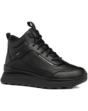 Geox Spherica Actif Leather Boots - Black