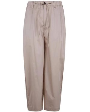 Woc Drawstring-Fastening Pants - Natural