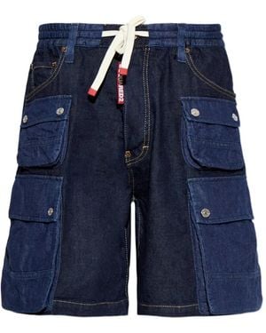 DSquared² Denim Cargo Shorts - Blue