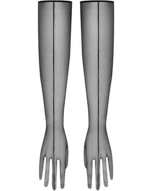 Maison Close L'Amoureuse Opera Gloves - Black