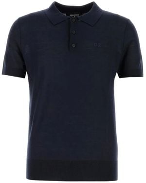 DSquared² Short-Sleeve Polo Shirt - Black