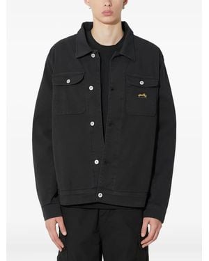 Stan Ray Button-Fastening Overshirt - Black