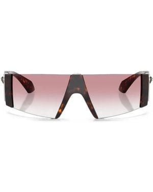 Versace Medusa Biggie Geometric-Frame Sunglasses - Pink