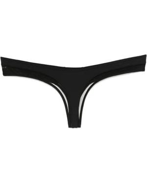 Maison Close Pure Tentation High-Cut Thong - Black
