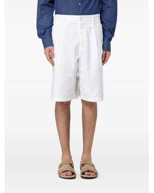 Giorgio Armani Shorts mit Falten - Blau