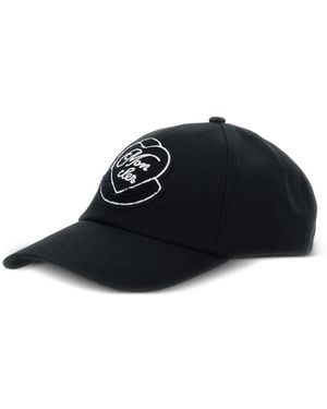 Moncler Honkbalpet Met Hartpatch - Zwart