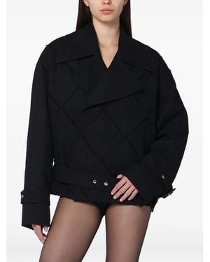 NAMACHEKO Trench À Taille Ceinturée - Noir
