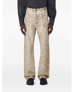 Vivienne Westwood Logo-Patch Five-Pocket Jeans - Natural
