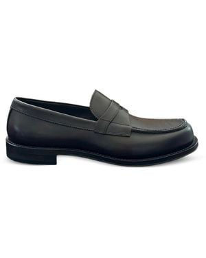Fabi Leather Shoes - Blue