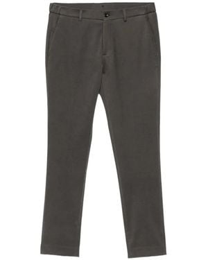 Berwich Morello Elax Straight-Leg Trousers - Grey