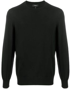 Theory ロングスリーブ セーター - ブラック