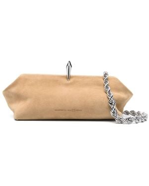 Benedetta Bruzziches Klassische Clutch - Natur