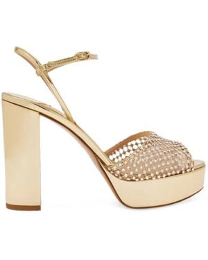 Le Silla Gilda Platform Sandals - Metallic