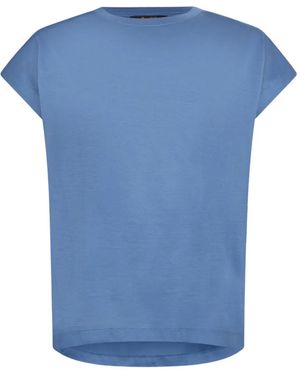 Moorer Crew-Neck T-Shirt - Blue