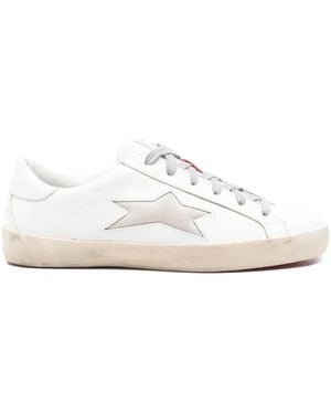 Ishikawa Leather Sneakers - White