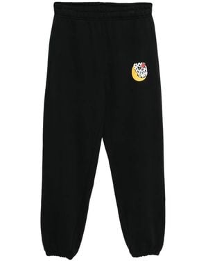 Sky High Farm Logo-Printed Track Trousers - Black