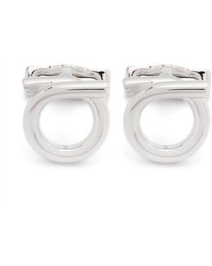 Ferragamo Gancini Cufflinks - White