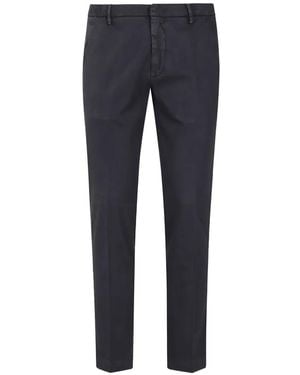 Entre Amis Straight-Leg Chino Trousers - Blue