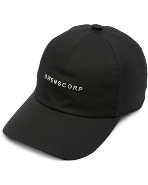 Rick Owens Embroidered Logo Baseball Cap - Black