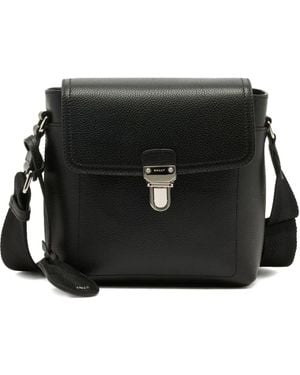 Bally Capitol Grained Leather Crossbody Bag - Black